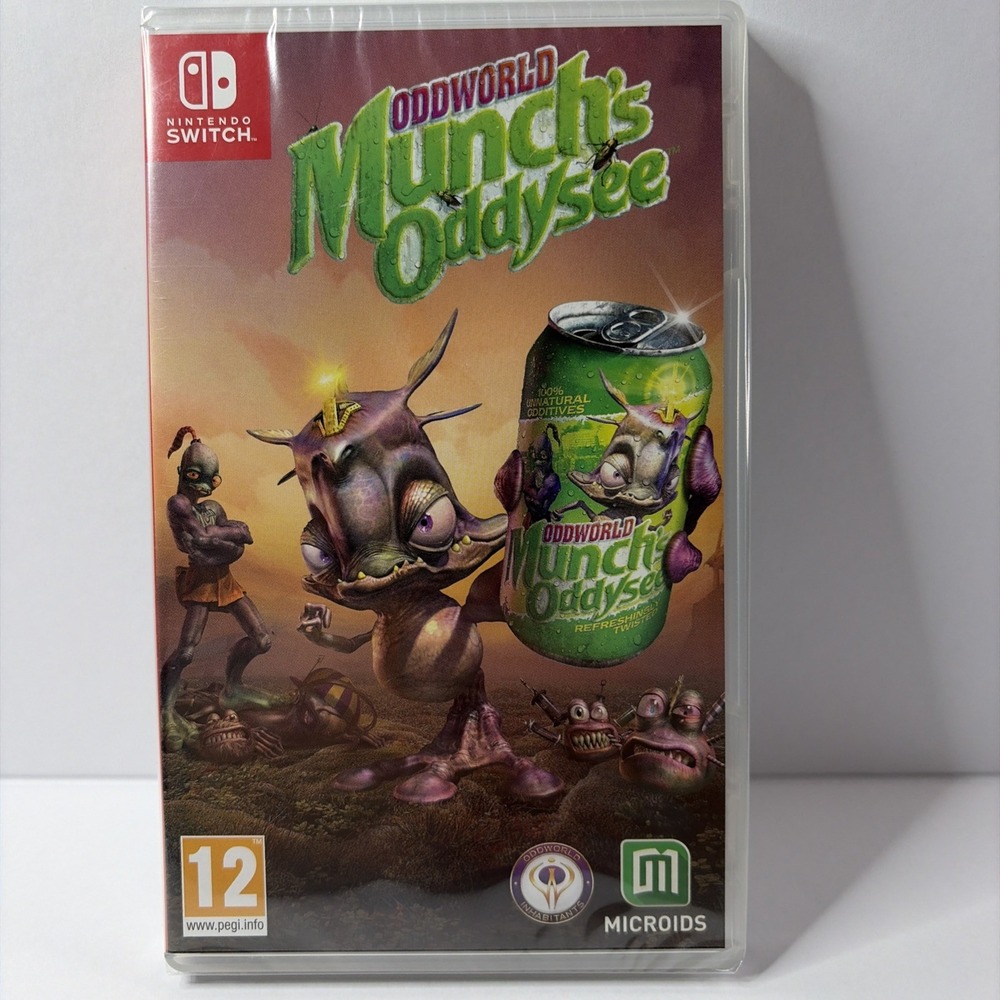 Oddworld‎ Munch's Oddysee Nintendo Switch Game New Sealed Region Free PEGI 12
